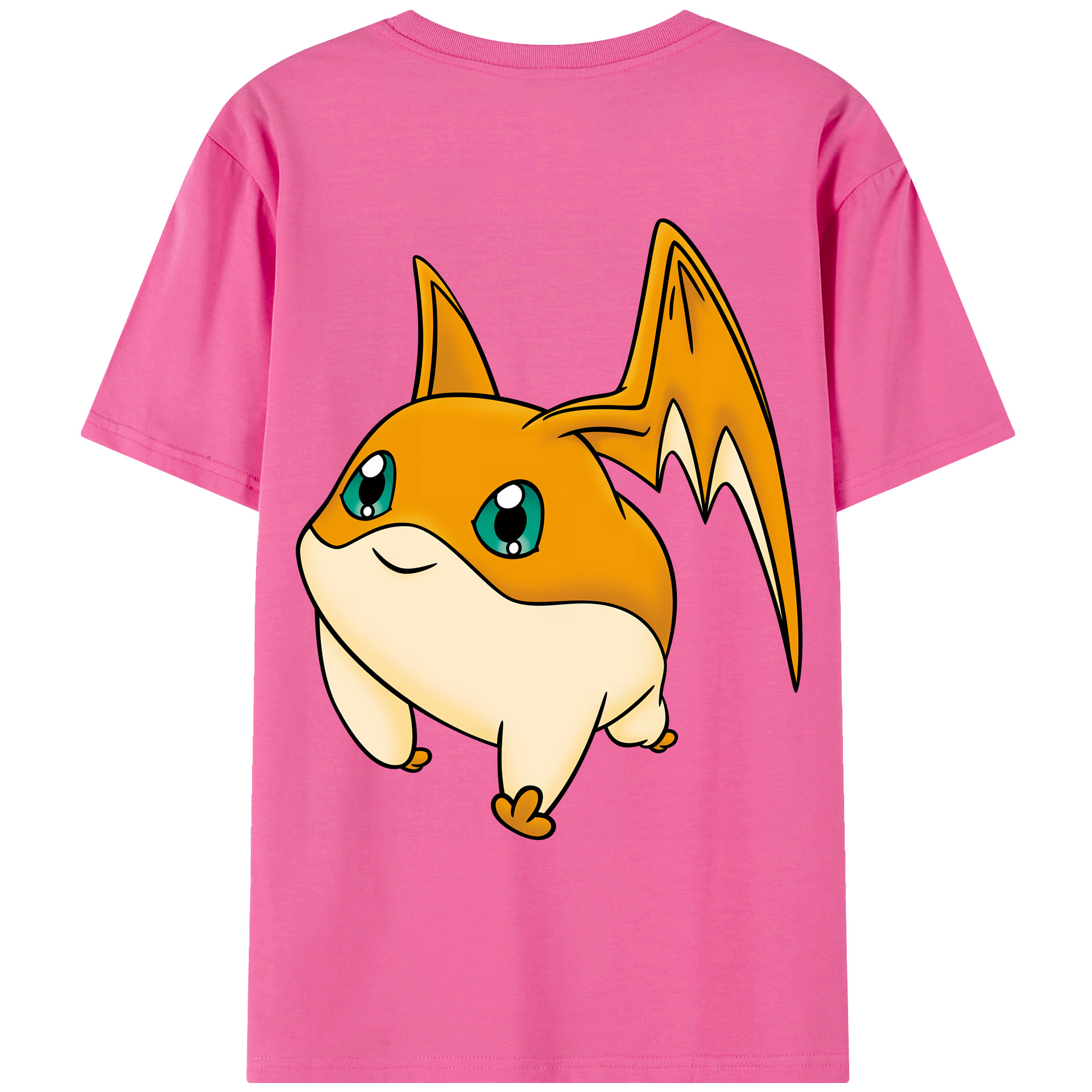 （画像用） Digimon デジタルモンスター/デジモン レディース半袖Tシャツ(バックプリント)